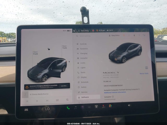 5YJYGDEE0MF192201 Tesla Model Y