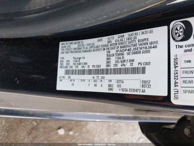 Ford 2014 2014 3FADP4EJ5EM163646 Image 9