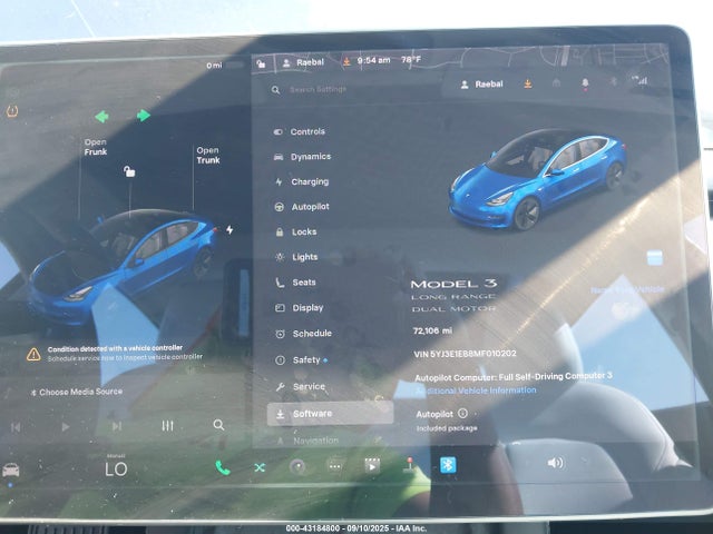 2021 TESLA MODEL 3 5YJ3E1EB8MF010202 Photo 6