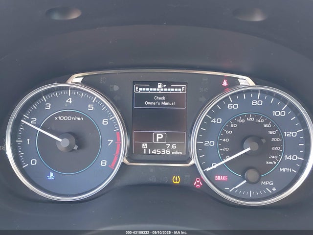 JF2GPALC9H8206597 Subaru naturally aspirated