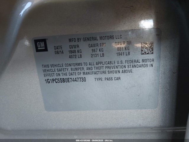 1G1PC5SB0E7447730 Chevrolet LUV