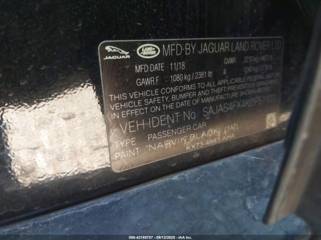 2019 JAGUAR XE SAJAS4FX4KCP51101 Photo 8