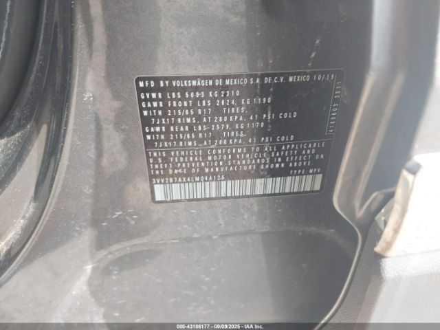 2020 VOLKSWAGEN TIGUAN 3VV2B7AX4LM044125 Photo 8
