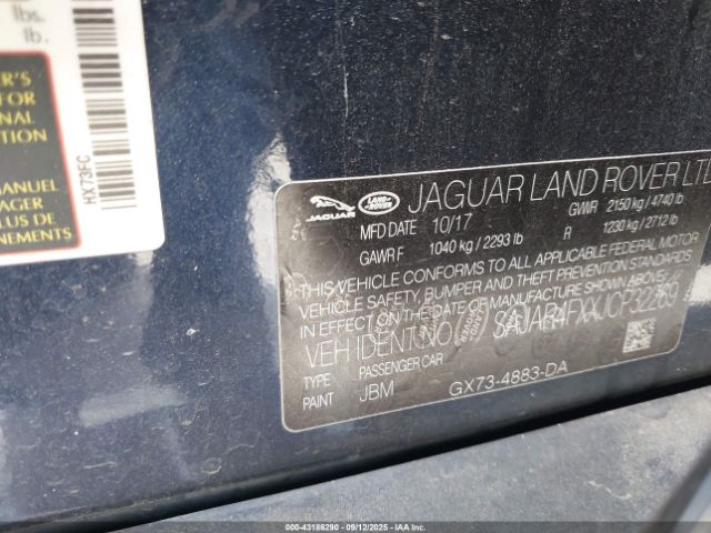 2018 JAGUAR XE SAJAR4FXXJCP32269 Photo 8