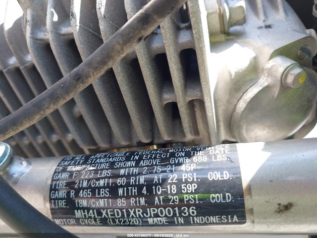 Kawasaki Klx232 D 2024 MH4LXED1XRJP00136 Image 10