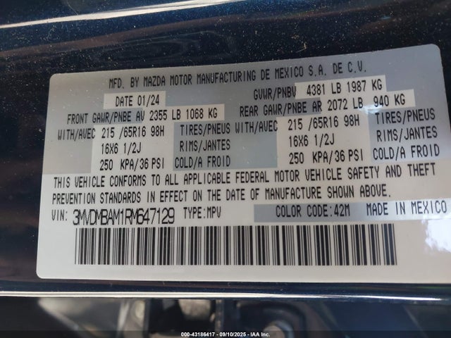 Mazda pyukd 2024 3MVDMBAM1RM647129 Image 9