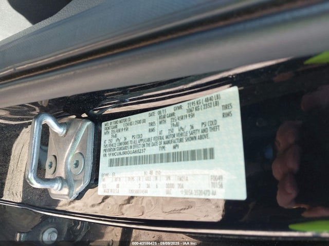 Ford 2016 2016 1FMCU9J90GUA65237 Image 9