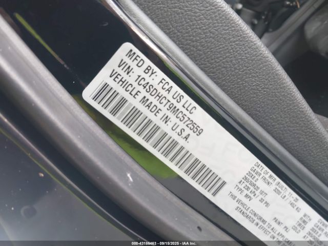 2021 DODGE DURANGO 1C4SDHCT9MC572559 Photo 8