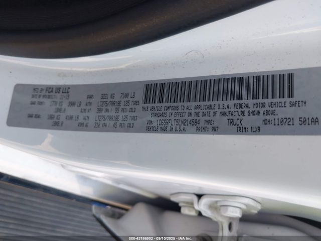 2020 RAM 1500 1C6SRFLT5LN214584 Photo 8