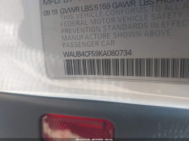 2019 AUDI S5 WAUB4CF59KA080734 Photo 8
