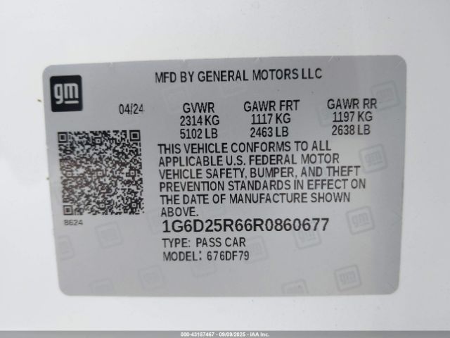 2024 CADILLAC CT5-V 1G6D25R66R0860677 Photo 8