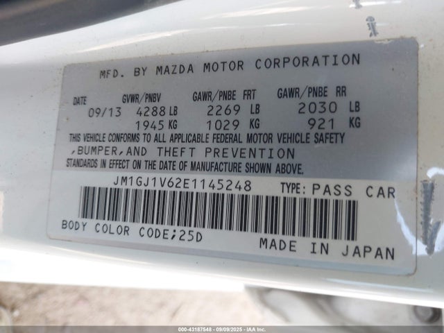 JM1GJ1V62E1145248 Mazda py