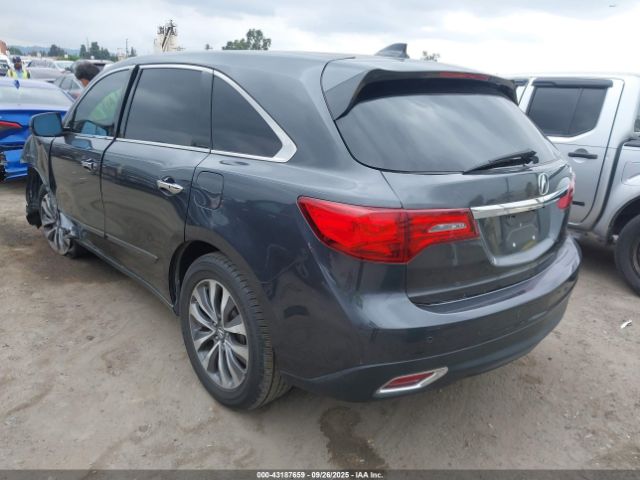 2015 ACURA MDX 5FRYD3H40FB002520 Photo 2