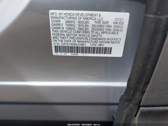 2022 ACURA MDX 5J8YE1H09NL019801 Photo 8