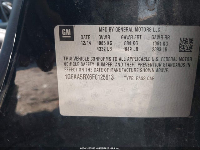 2015 CADILLAC ATS 1G6AA5RX6F0125613 Photo 8