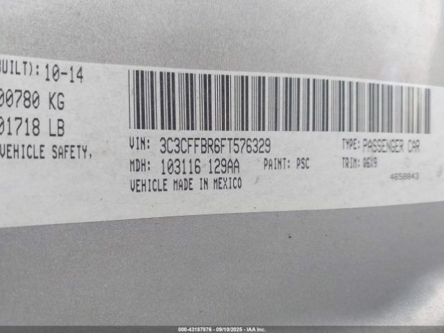 2015 FIAT 500 3C3CFFBR6FT576329 Photo 8