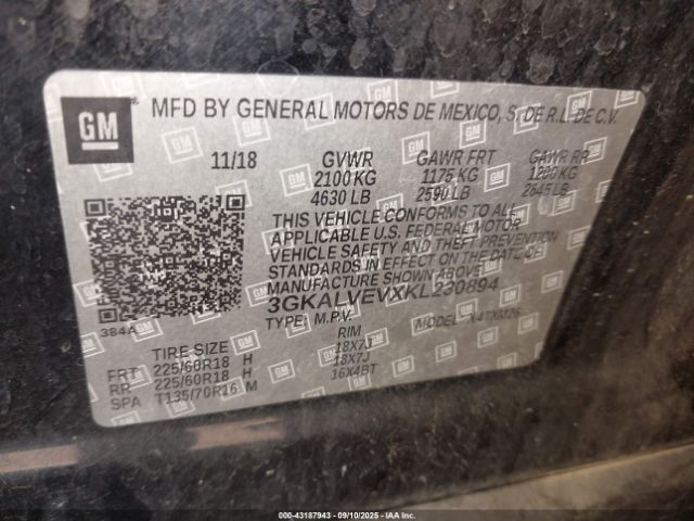 2019 GMC TERRAIN 3GKALVEVXKL230894 Photo 8