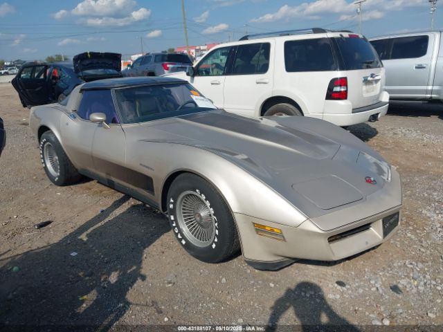 1982 CHEVROLET CORVETTE MVIN56228IND