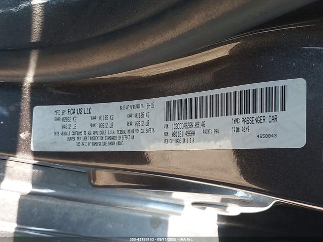 Chrysler 200 2016 1C3CCCAB2GN109146 Image 9