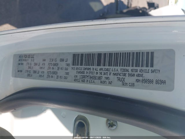 RAM 2017 2017 1C6RR7MT0HS561087 Image 9