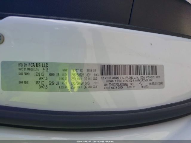 2018 CHRYSLER PACIFICA 2C4RC1FG5JR228429 Photo 8