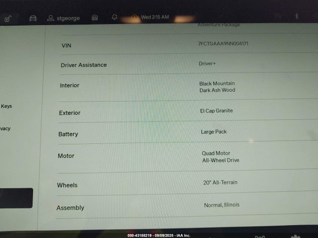 Rivian r1t 2022 7FCTGAAA9NN004171 Image 19