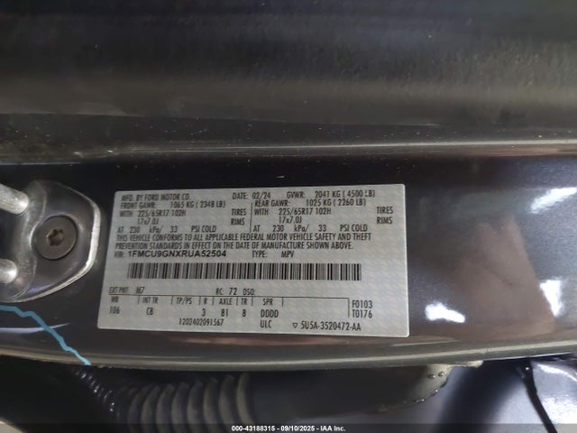 Ford dragon gtdi 2024 1FMCU9GNXRUA52504 Image 9