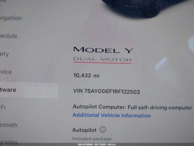2024 TESLA MODEL Y 7SAYGDEF1RF122502 Photo 6
