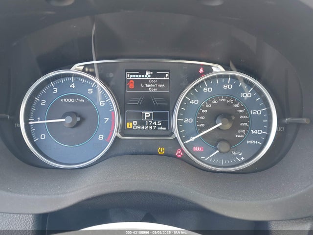 JF2GPANC5G8254268 Subaru naturally aspirated