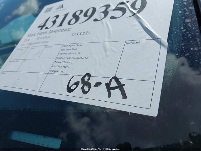 Toyota Tacoma Sr 2024 3TYKD5HN5RT009771 Image 9