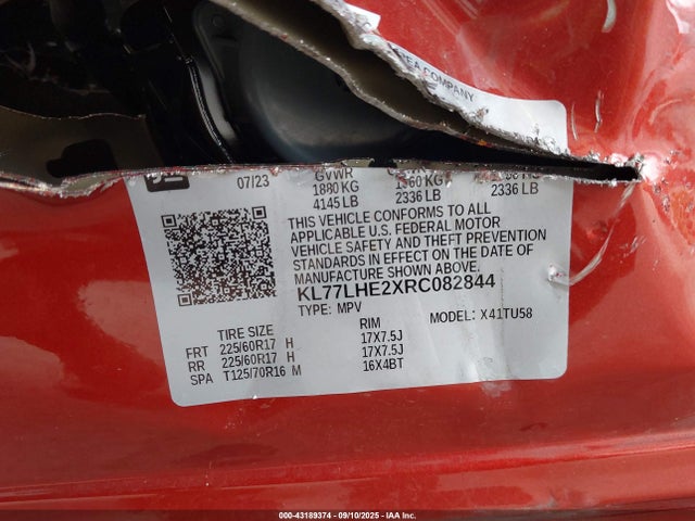 KL77LHE2XRC082844 Chevrolet lih