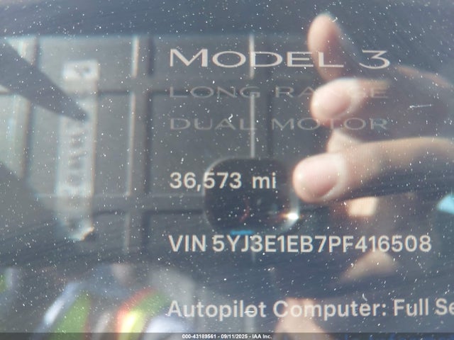 2023 TESLA MODEL 3 5YJ3E1EB7PF416508 Photo 6