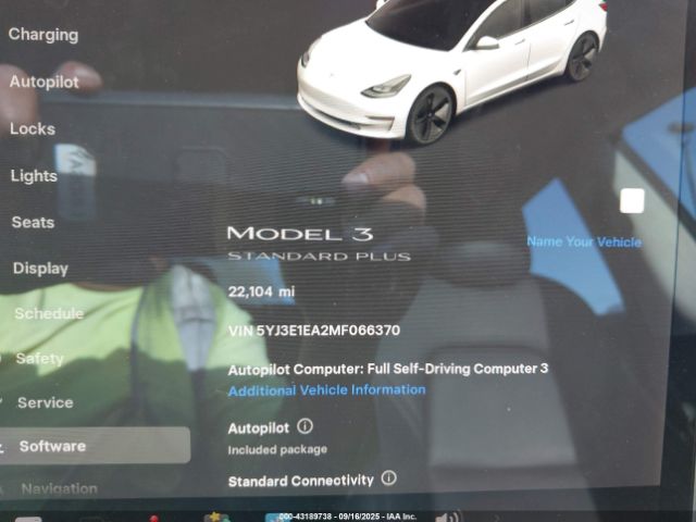 2021 TESLA MODEL 3 5YJ3E1EA2MF066370 Photo 6