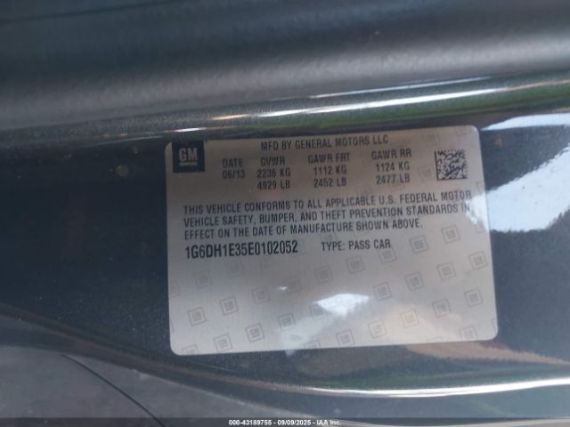 2014 CADILLAC CTS 1G6DH1E35E0102052 Photo 8