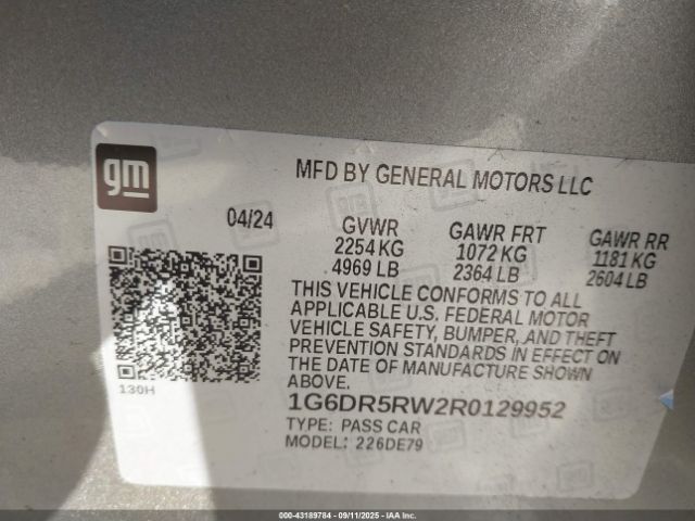 2024 CADILLAC CT5-V 1G6DR5RW2R0129952 Photo 8