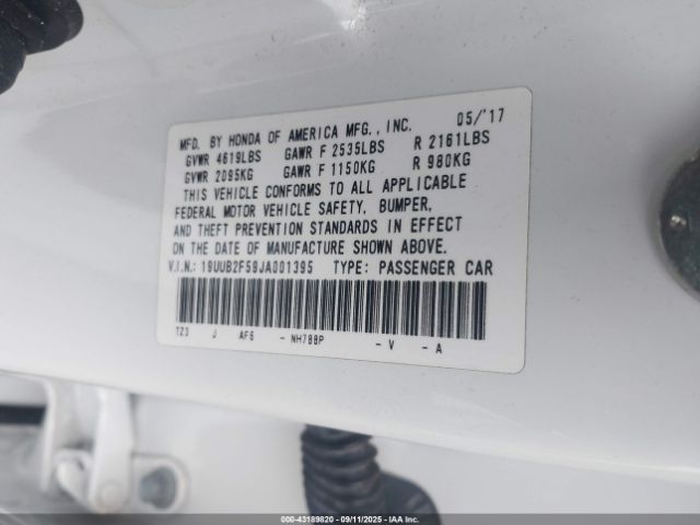2018 ACURA TLX 19UUB2F59JA001395 Photo 8