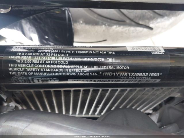 2021 HARLEY-DAVIDSON FXLRS 1HD1YWK1XMB021503 Photo 9