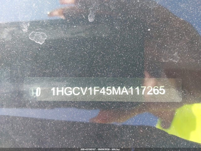 1HGCV1F45MA117265 Honda l15be
