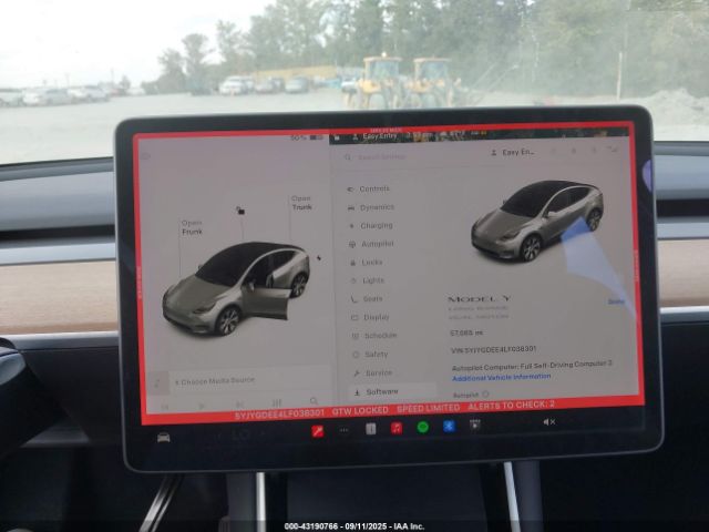2020 TESLA MODEL Y 5YJYGDEE4LF038301 Photo 6