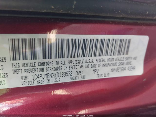 2019 JEEP CHEROKEE 1C4PJMBN7KD133572 Photo 8