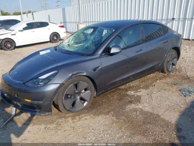 2022 TESLA MODEL 3 5YJ3E1EB6NF153697 Photo 1
