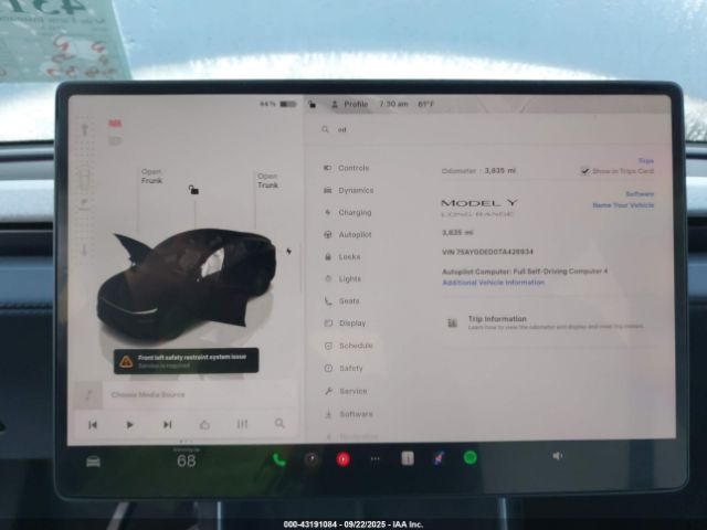 2026 TESLA MODEL Y 7SAYGDED0TA428934 Photo 6