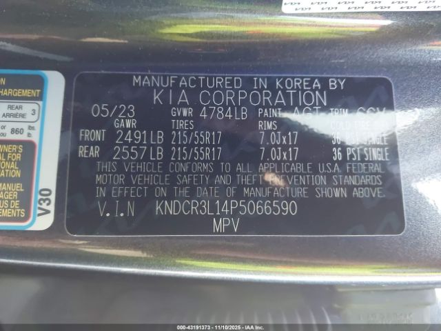 2023 KIA NIRO EV KNDCR3L14P5066590 Photo 8