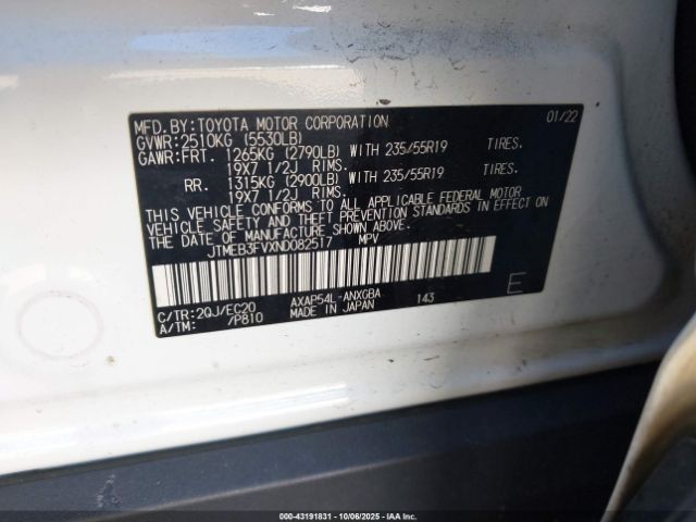 2022 TOYOTA RAV4 PRIME JTMEB3FVXND082517 Photo 8