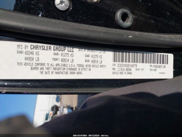 2014 DODGE CHALLENGER 2C3CDYAG3EH160778 Photo 8