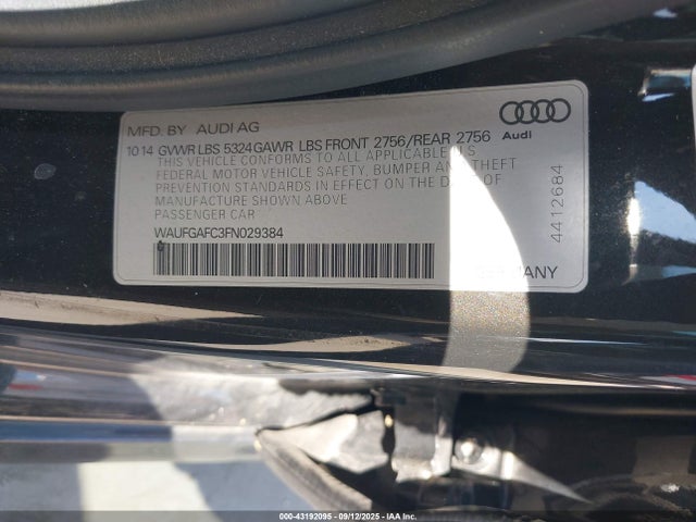 2015 AUDI A6 WAUFGAFC3FN029384 Photo 8