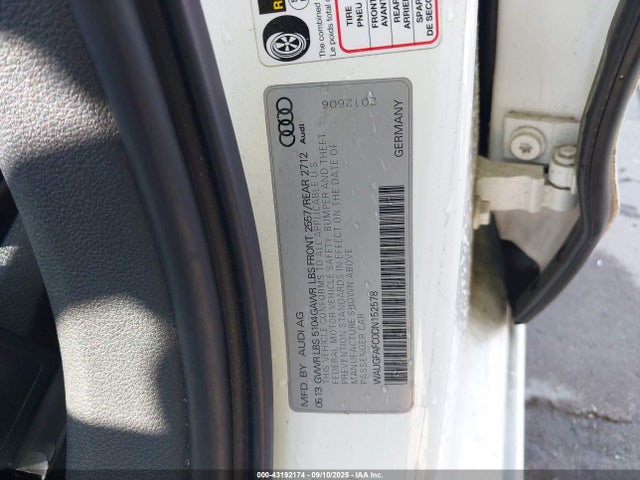 2013 AUDI A6 WAUGFAFC0DN152578 Photo 8
