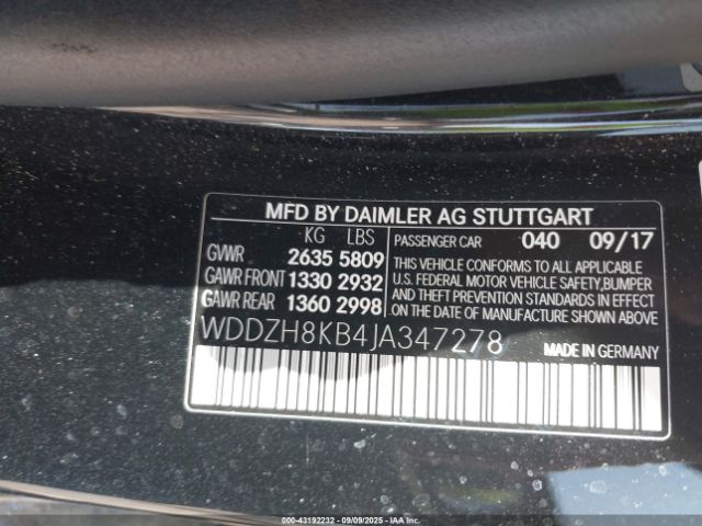 2018 MERCEDES-BENZ AMG E 63 WDDZH8KB4JA347278 Photo 8