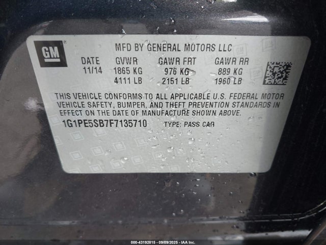 1G1PE5SB7F7135710 Chevrolet LUV