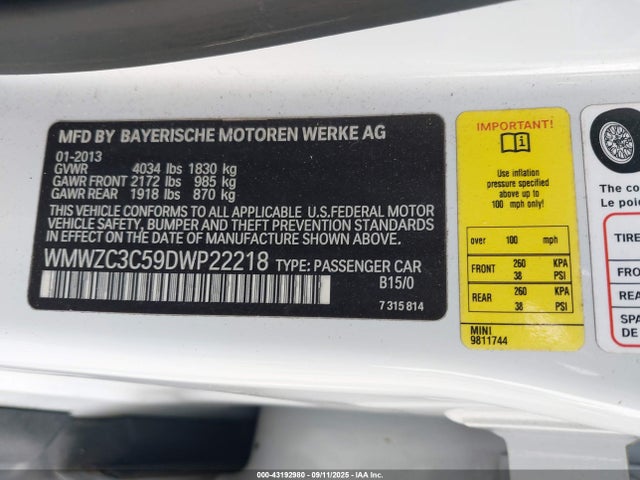 2013 MINI COUNTRYMAN WMWZC3C59DWP22218 Photo 8